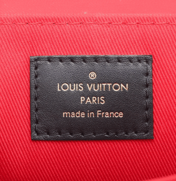 Screenshot 2026-05-01 192829 Louis Vuitton Georges BB M43866 Monogram Red Pink Stripe Satchel