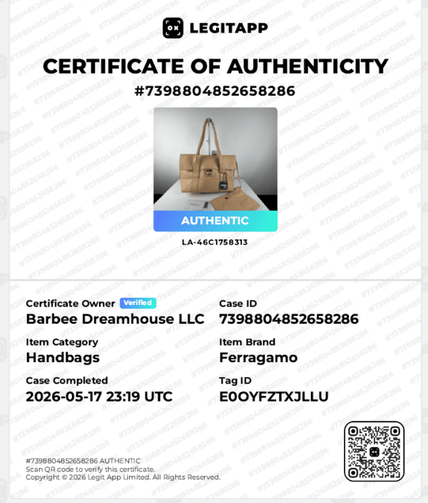 Screenshot 2026-06-25 182937 Salvatore Ferragamo Sookie Leather Shoulder Bag – Bisque / Almond