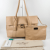clean_up_and_enhance_remove_bac-0 (3) Salvatore Ferragamo Sookie Leather Shoulder Bag – Bisque / Almond