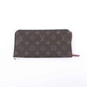 Louis Vuitton Insolite Wallet Monogram Canvas Red Purple Floral Interior