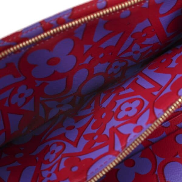 4900000171662_05_main Louis Vuitton Insolite Wallet Monogram Canvas Red Purple Floral Interior