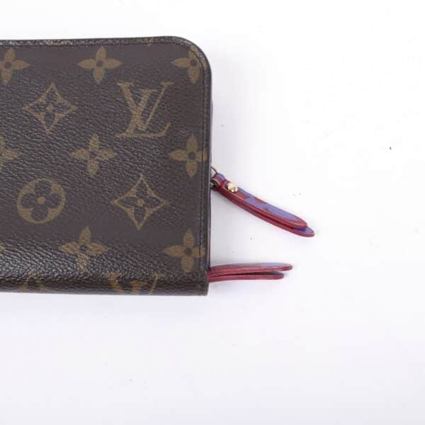 4900000171662_08_main Louis Vuitton Insolite Wallet Monogram Canvas Red Purple Floral Interior