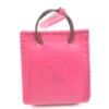 10 (2) Hermès Milo Lambskin Shopping Bag Charm Rose Mexico Pink