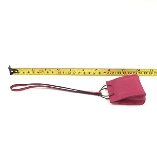 11 (2) Hermès Milo Lambskin Shopping Bag Charm Rose Mexico Pink