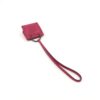 7 (2) Hermès Milo Lambskin Shopping Bag Charm Rose Mexico Pink