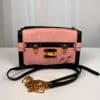 Louis Vuitton M53191 Epi Trunk Clutch Rose Ballerine Pink Black Crossbody Bag