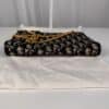 IMG_7189 Vintage Christian Dior Oblique Trotter Chain Shoulder Bag Navy Beige