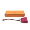 b (1) Hermès Milo Lambskin Shopping Bag Charm Rose Mexico Pink