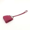 h (2) Hermès Milo Lambskin Shopping Bag Charm Rose Mexico Pink