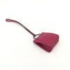 h (3) Hermès Milo Lambskin Shopping Bag Charm Rose Mexico Pink