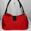 p1-108.jpg Vintage 2003 Christian Dior John Galliano Hardcore Red Canvas Shoulder Bag Rhinestone Clasp