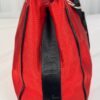 p1-110.jpg Vintage 2003 Christian Dior John Galliano Hardcore Red Canvas Shoulder Bag Rhinestone Clasp