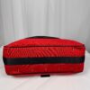 p1-113.jpg Vintage 2003 Christian Dior John Galliano Hardcore Red Canvas Shoulder Bag Rhinestone Clasp