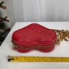Louis Vuitton M80837 Heart on Chain Lipstick Red Monogram Lambskin Sac Coeur Bag