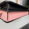 Louis Vuitton M53191 Epi Trunk Clutch Rose Ballerine Pink Black Crossbody Bag