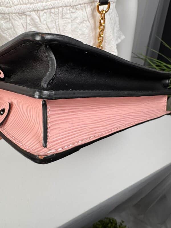 p1-180.jpg Louis Vuitton M53191 Epi Trunk Clutch Rose Ballerine Pink Black Crossbody Bag