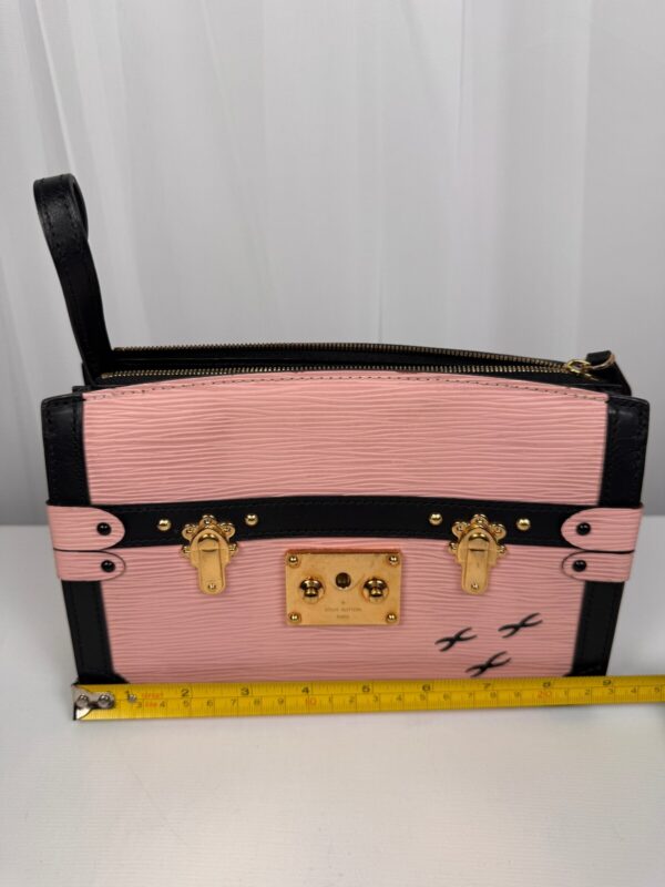 p1-181.jpg Louis Vuitton M53191 Epi Trunk Clutch Rose Ballerine Pink Black Crossbody Bag