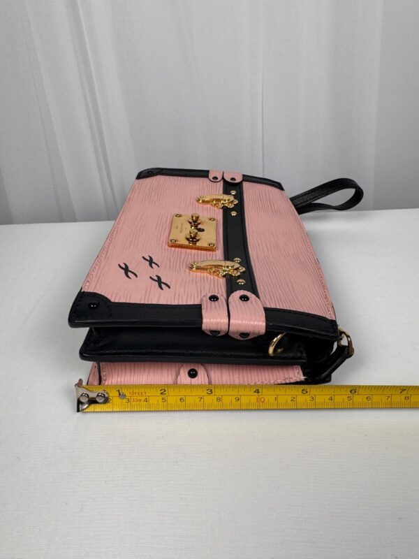 p1-183.jpg Louis Vuitton M53191 Epi Trunk Clutch Rose Ballerine Pink Black Crossbody Bag