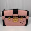 Louis Vuitton M53191 Epi Trunk Clutch Rose Ballerine Pink Black Crossbody Bag