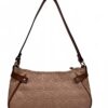 p1-234.jpg Salvatore Ferragamo Gancini Monogram Shoulder Bag Beige Brown Y2K Baquette