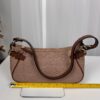 p1-239.jpg Salvatore Ferragamo Gancini Monogram Shoulder Bag Beige Brown Y2K Baquette