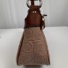 p1-244.jpg Salvatore Ferragamo Gancini Monogram Shoulder Bag Beige Brown Y2K Baquette