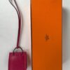 p1-297.jpg Hermès Milo Lambskin Shopping Bag Charm Rose Mexico Pink
