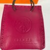 p1-299.jpg Hermès Milo Lambskin Shopping Bag Charm Rose Mexico Pink