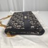 p1-345.jpg Vintage Christian Dior Oblique Trotter Chain Shoulder Bag Navy Beige