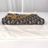 p1-346.jpg Vintage Christian Dior Oblique Trotter Chain Shoulder Bag Navy Beige