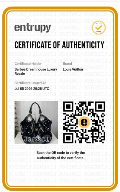 Louis Vuitton Monogram Mahina XL Black Patent Leather Hobo Tote