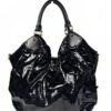 Louis Vuitton Monogram Mahina XL Black Patent Leather Hobo Tote
