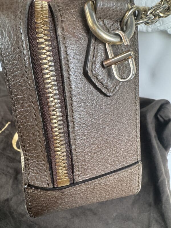 IMG_8657 Gucci Ophidia Mini Top Handle Bag 696180 GG Supreme Canvas