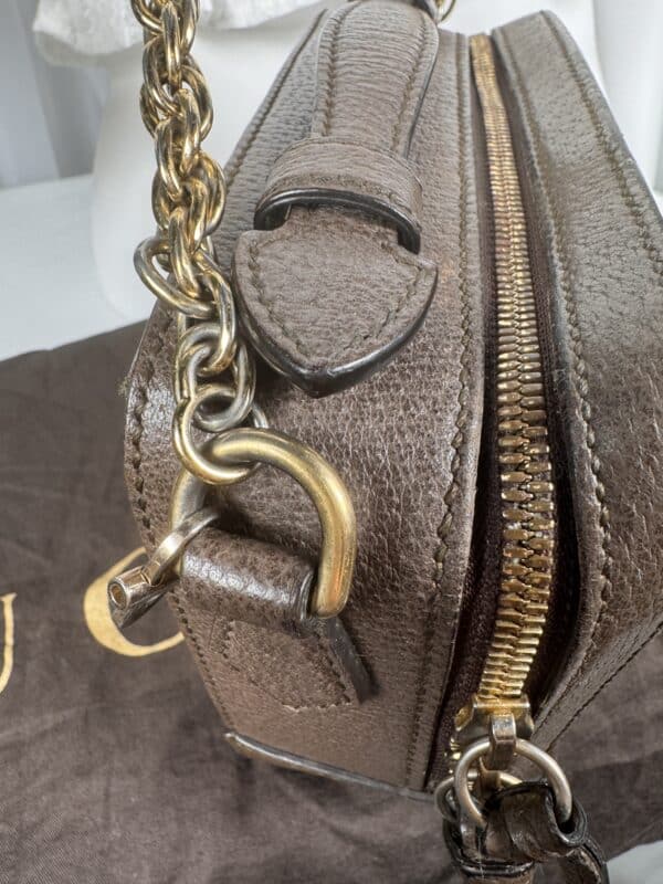 IMG_8658 Gucci Ophidia Mini Top Handle Bag 696180 GG Supreme Canvas