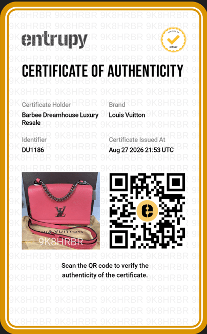 Screenshot 2026-08-30 114933 Louis Vuitton Lockme II BB M42278 Blossom Leather Bag with Box and Dust Bag