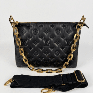 Louis Vuitton Coussin PM M57790 Black Monogram Lambskin Bag