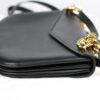 p1-104.jpg Bottega Veneta Medium Mount Envelope Bag Black Leather Gold Chain 667398