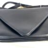 p1-107.jpg Bottega Veneta Medium Mount Envelope Bag Black Leather Gold Chain 667398
