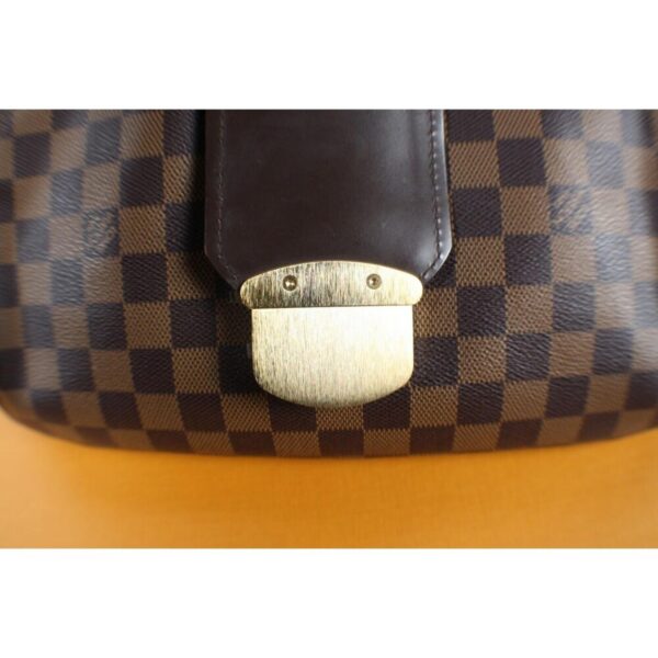 p1-116.jpg Louis Vuitton Sistina N41542 Damier Ebene Shoulder Bag with Box & Dustbag