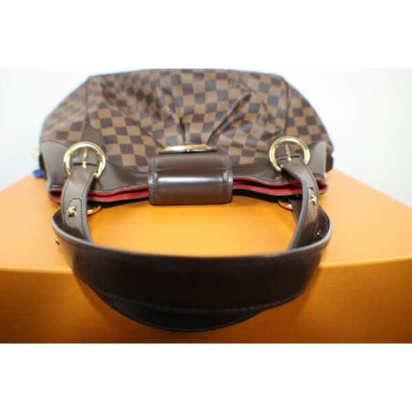 p1-120.jpg Louis Vuitton Sistina N41542 Damier Ebene Shoulder Bag with Box & Dustbag