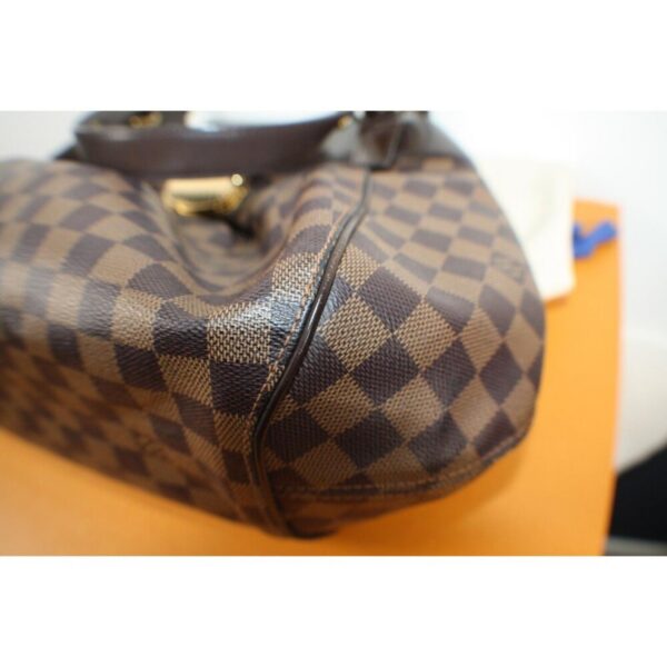 p1-122.jpg Louis Vuitton Sistina N41542 Damier Ebene Shoulder Bag with Box & Dustbag