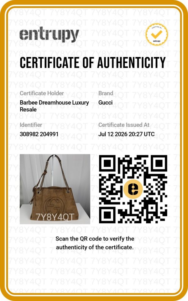 p1-139.jpg Gucci Soho Limited Edition Brown Python Chain Shoulder Bag