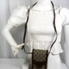 Gucci Horsebit 1955 GG Supreme Mini Crossbody Bag Brown