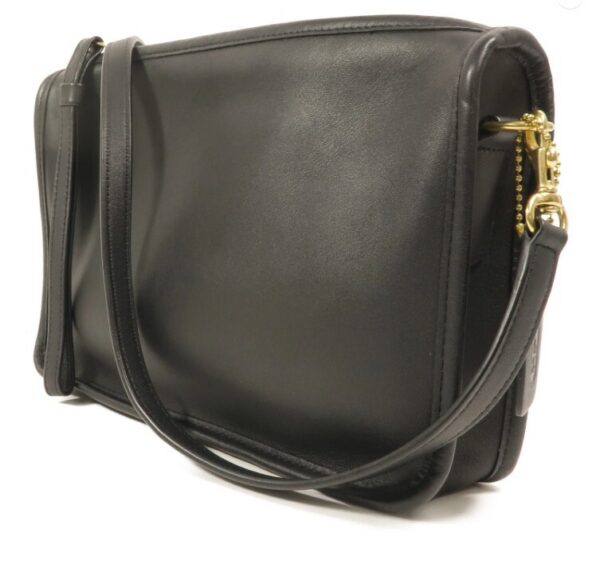 p1-226.jpg Coach Basic Bag 9455 Black Leather Crossbody with Dust Bag