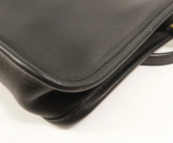 p1-236.jpg Coach Basic Bag 9455 Black Leather Crossbody with Dust Bag