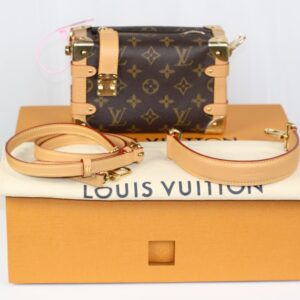 Louis Vuitton Side Trunk PM M46815 Monogram Canvas Bag Full Set