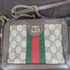 Gucci Ophidia Mini Top Handle Bag 696180 GG Supreme Canvas