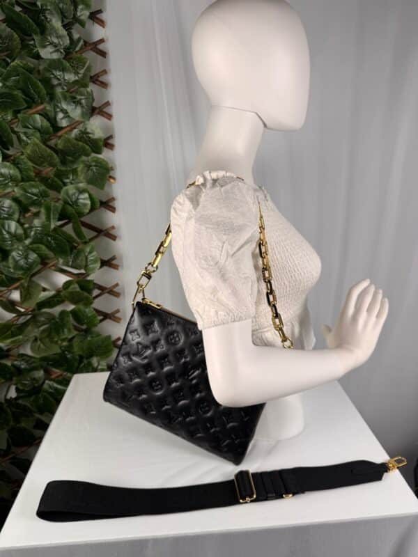 Louis Vuitton Coussin PM M57790 Black Monogram Lambskin Bag