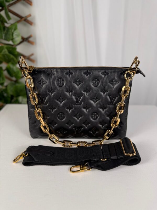 Louis Vuitton Coussin PM M57790 Black Monogram Lambskin Bag