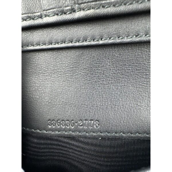 p1-53.jpg Gucci Black Leather Python-Accent Long Bifold Wallet with ID Window & Box